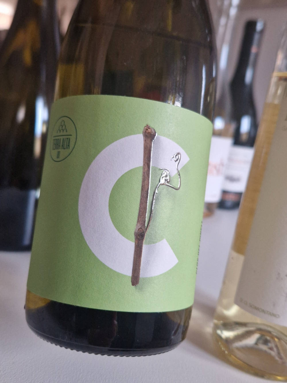 Eine Flasche Wein