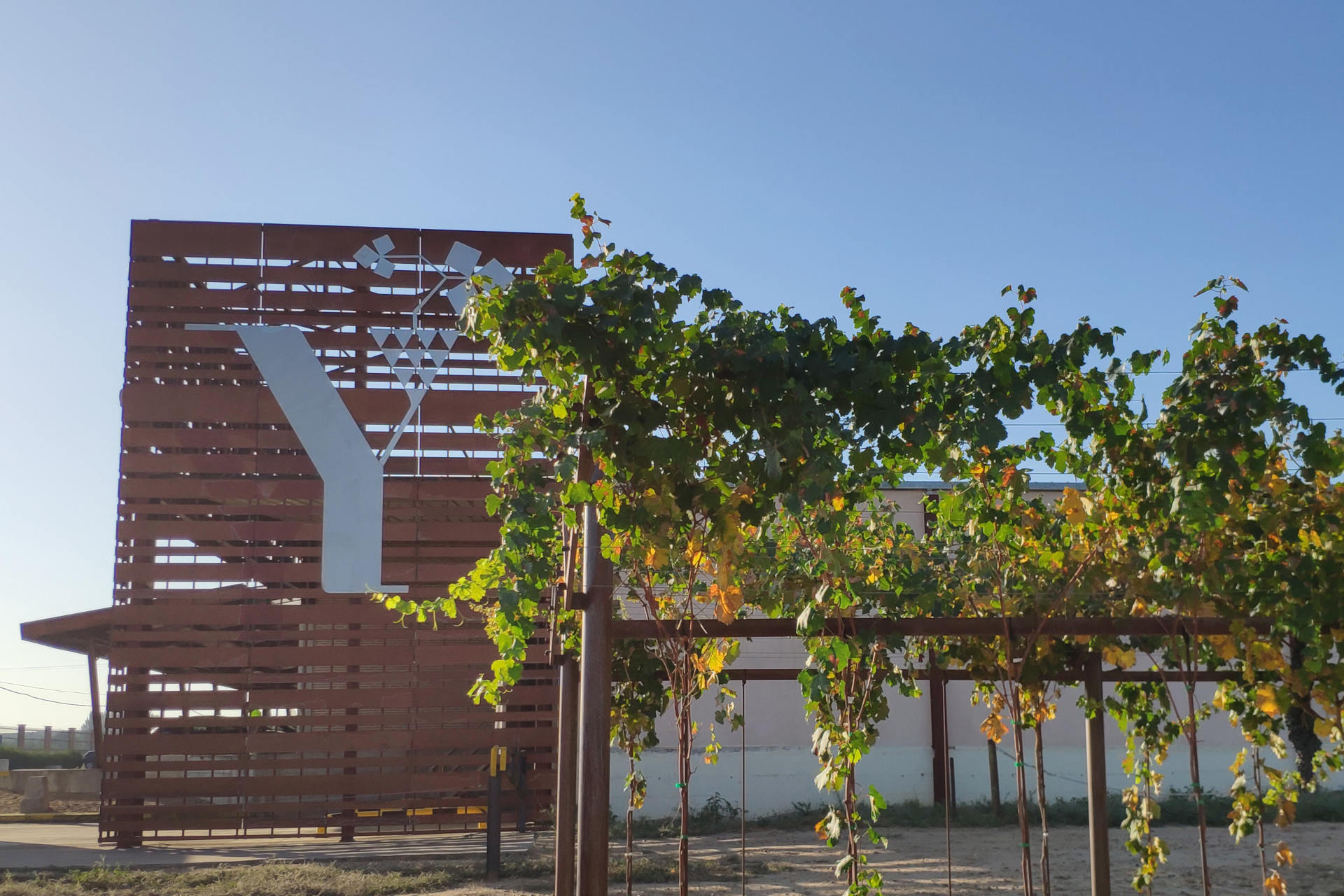 ein Weingut von außen