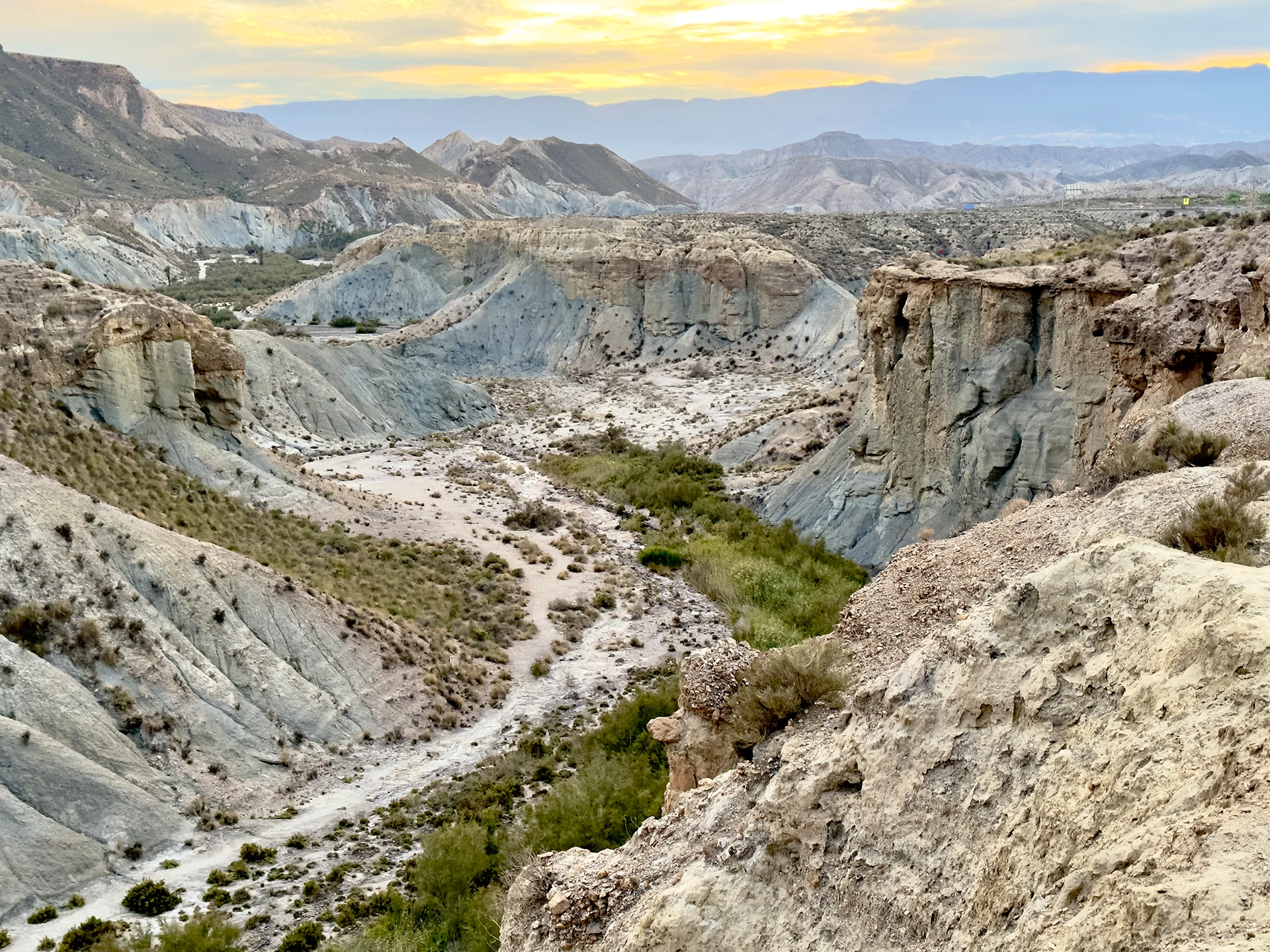 Sonnenuntergang über der Wüste