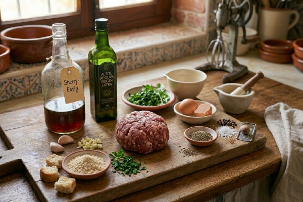 Albóndigas Rezept: Spanische Hackbällchen in Safran-Tomatensauce