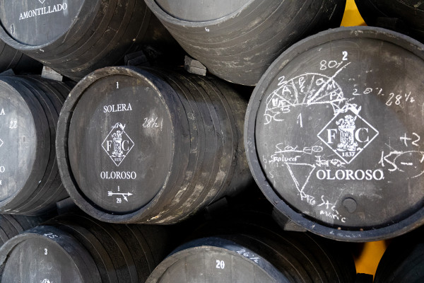 Sherry Fässer in der Bodega Fernando de Castilla