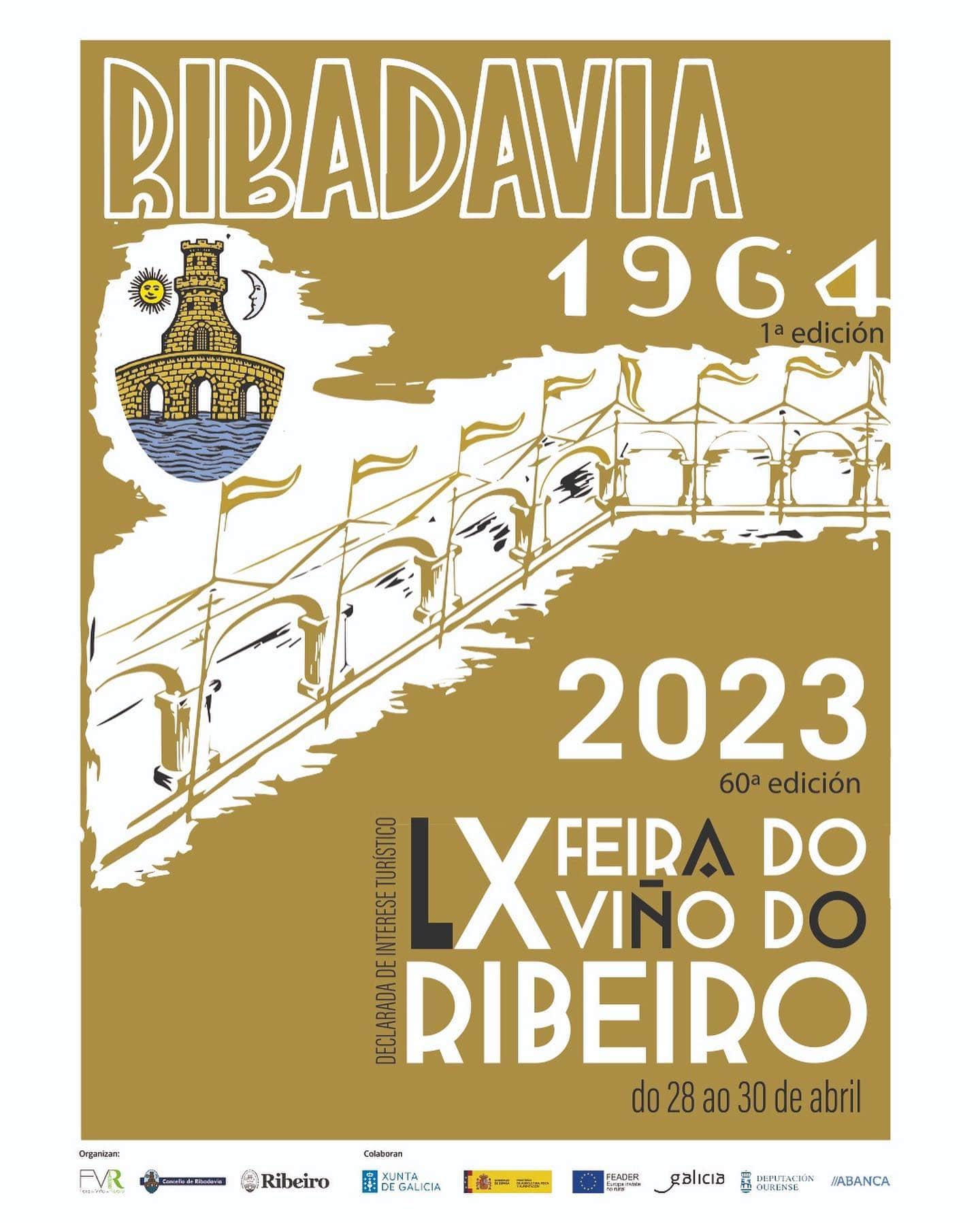 La Feira do Viño do Ribeiro Plakat von 2023