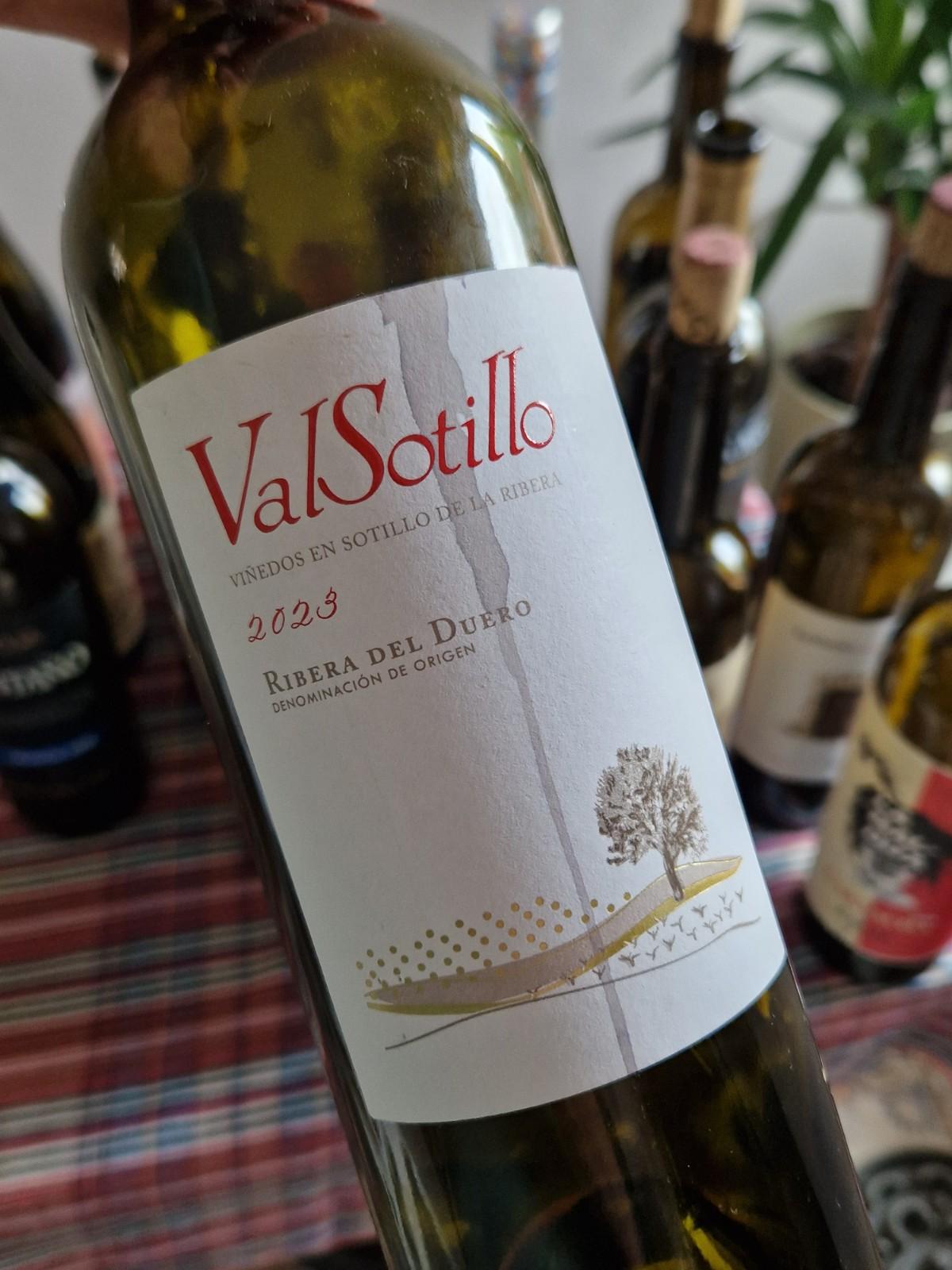 eine offene Flasche Rotwein